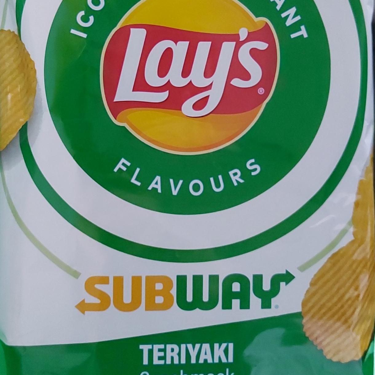 Фото - чипсы со вкусом subway терияки Lay's