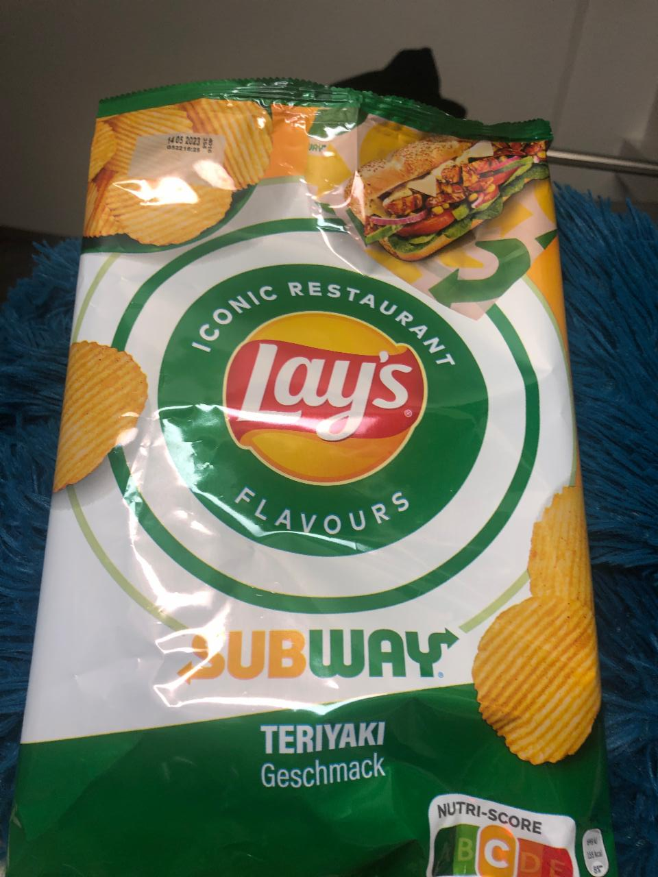 Фото - чипсы со вкусом subway терияки Lay's