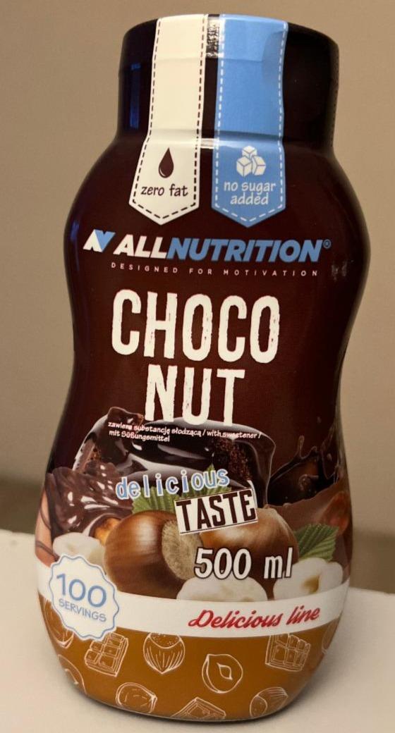 Фото - Choco Nut Sugar Free Syrup Allnutrition