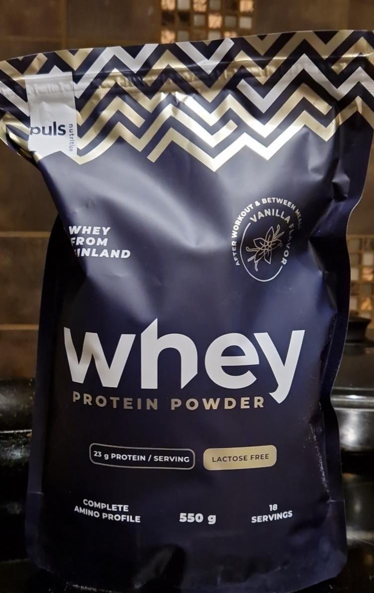 Фото - Whey protein powder vanilla Puls nutrition