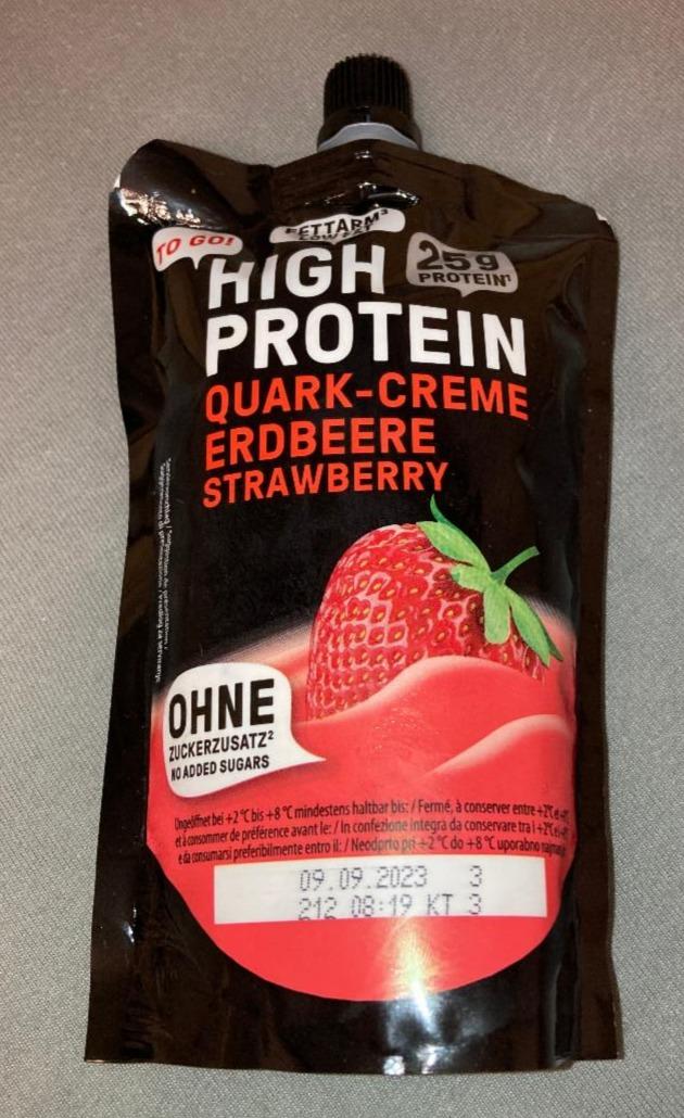 Фото - Quark-creme erdbeere high protein 25g To go