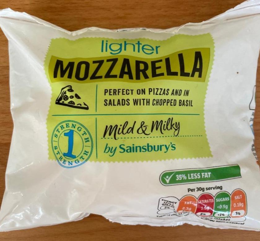 Фото - легкая моцарелла Lighter Mozzarella Sainsbury's