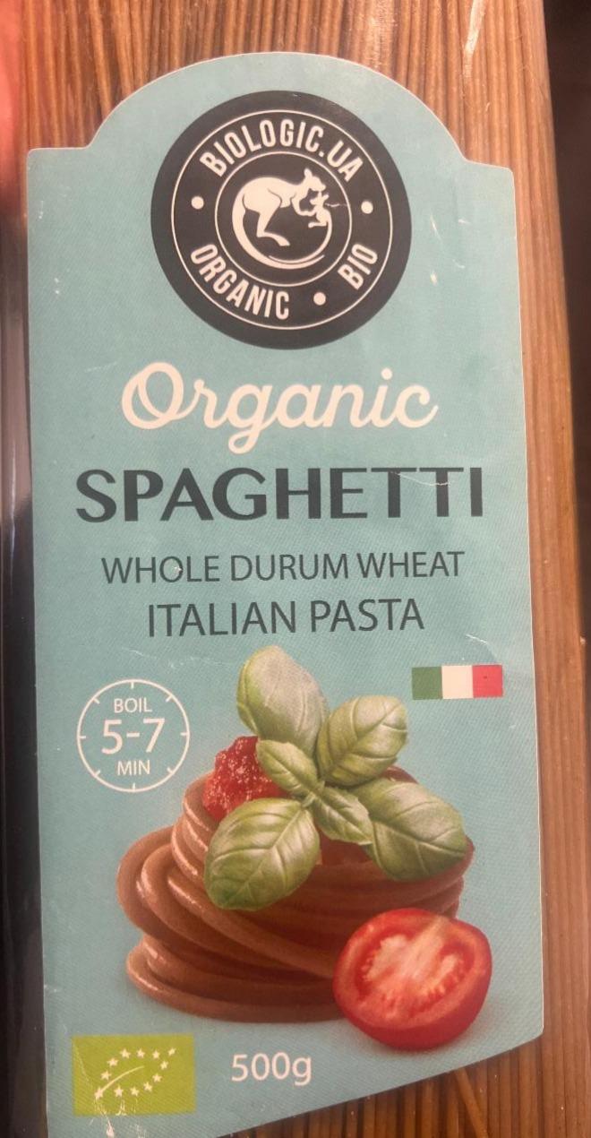 Фото - Organic Spaghetti Italian pasta Biologic.ua