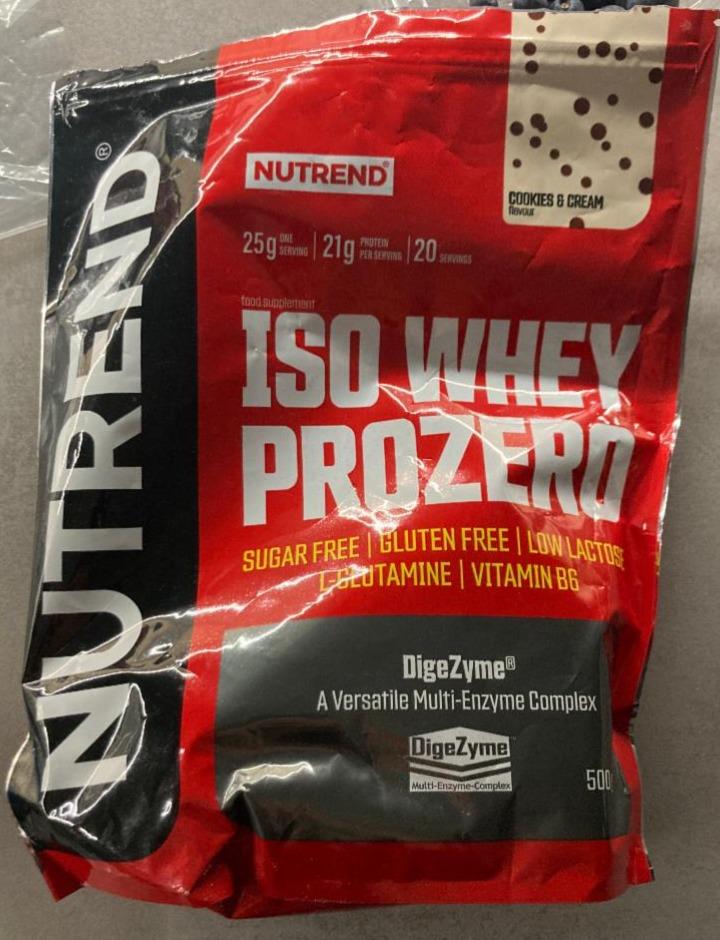 Фото - сывороточный протеин печенье и сливки whey prozero Nutrend