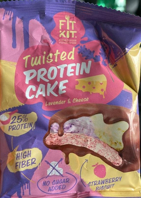Фото - протеиновое печенье fitkit twisted protein cake FitKit