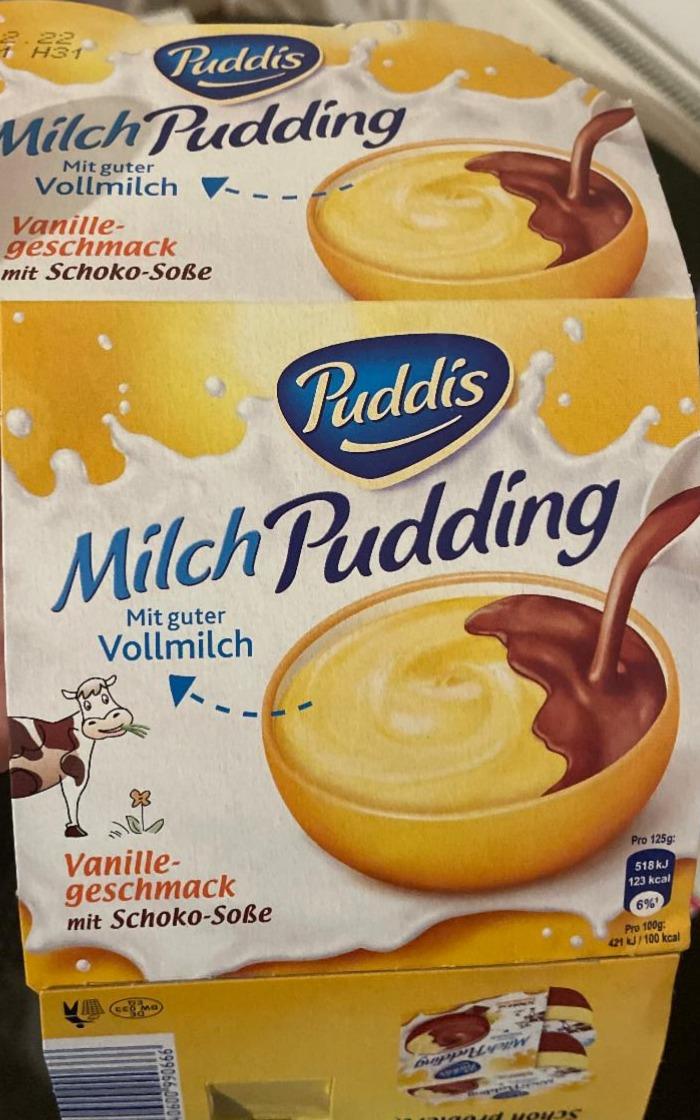 Фото - Milch Pudding Vanille geschmack mit Schoko-Sobe Puddis