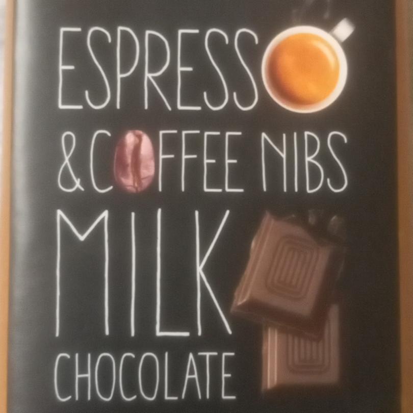 Фото - Шоколад молочный Espresso & Coffee Nibs Milk Chocolate Hema