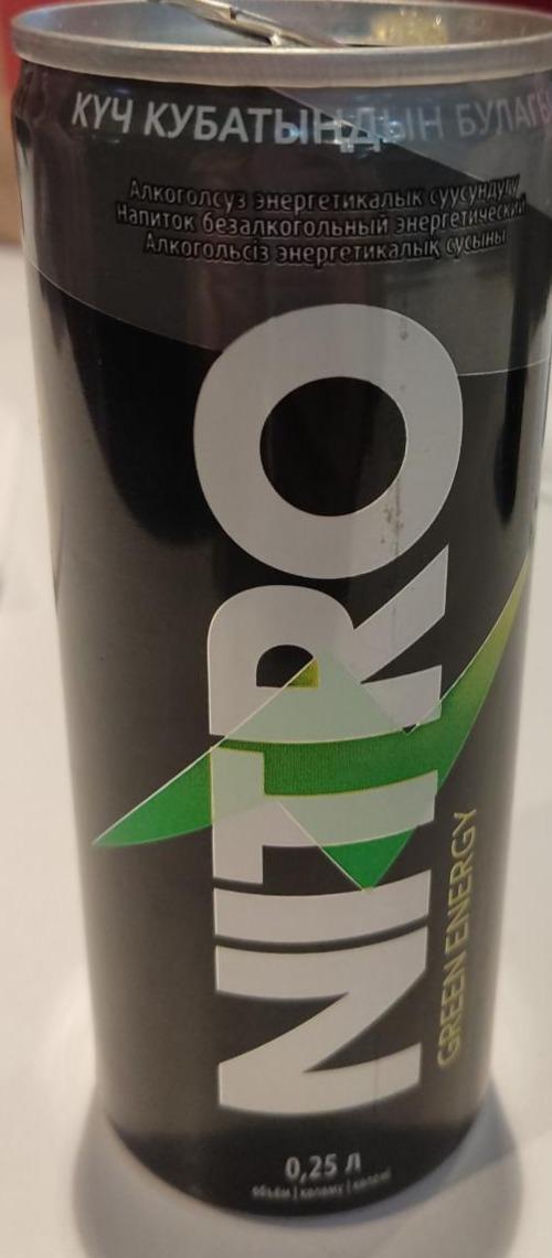 Фото - green energy энегретический напиток Nitro