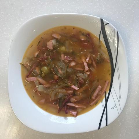 Фото - Гречневый суп с мясом