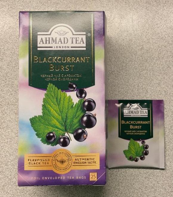 Фото - Чёрный чай с ароматом чёрной смородины Ahmad tea