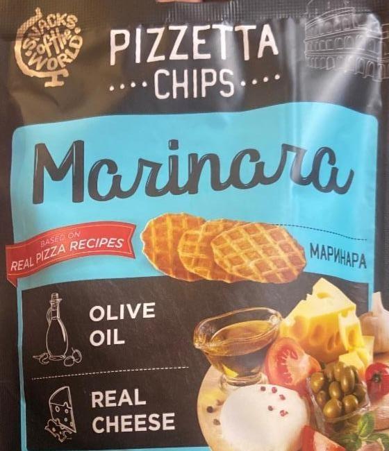 Фото - Снеки хрустящие Marinara Pizzetta Chips Snacks of the World