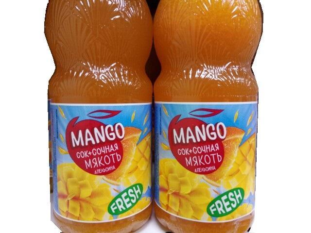 Фото - Напиток Fresh (фреш) Манго + сочная мякоть апельсина