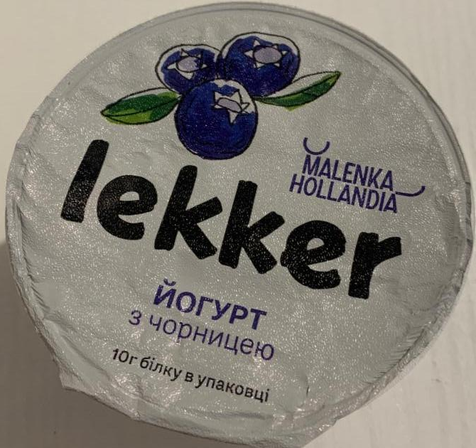 Фото - Йогурт 3% с черникой по-грецки Lekker