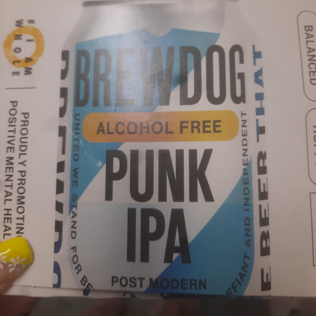 Фото - пиво безалкогольное BrewDog Punk IPA