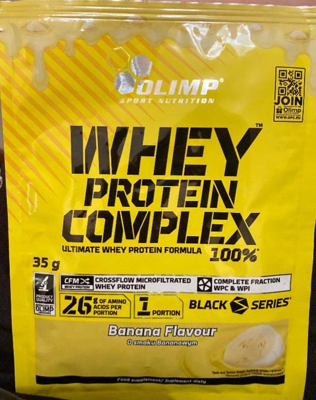 Фото - Протеин 100% со вкусом банана Whey Protein Complex 100% banana Olimp Sport Nutrition