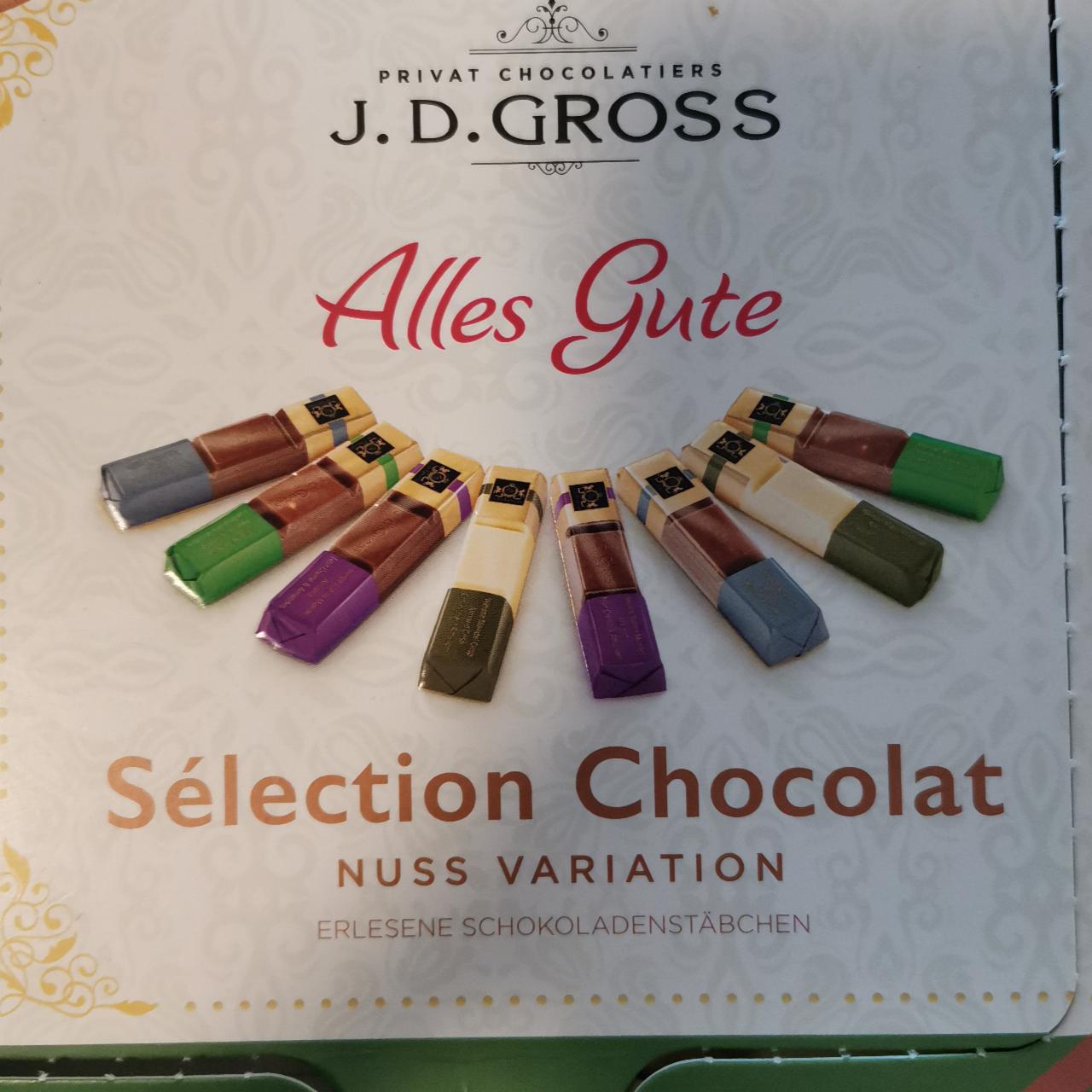 Фото - Selection Chokolade Nuss variation J. D. Gross