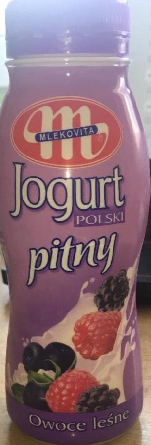 Фото - польский питьевой йогурт со вкусом лесных ягод Mlekovita