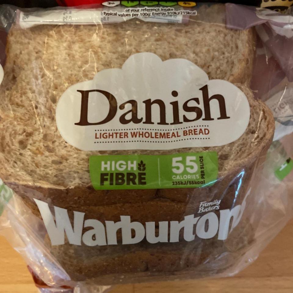 Фото - Warburtons цельнозерновой хлеб Danish