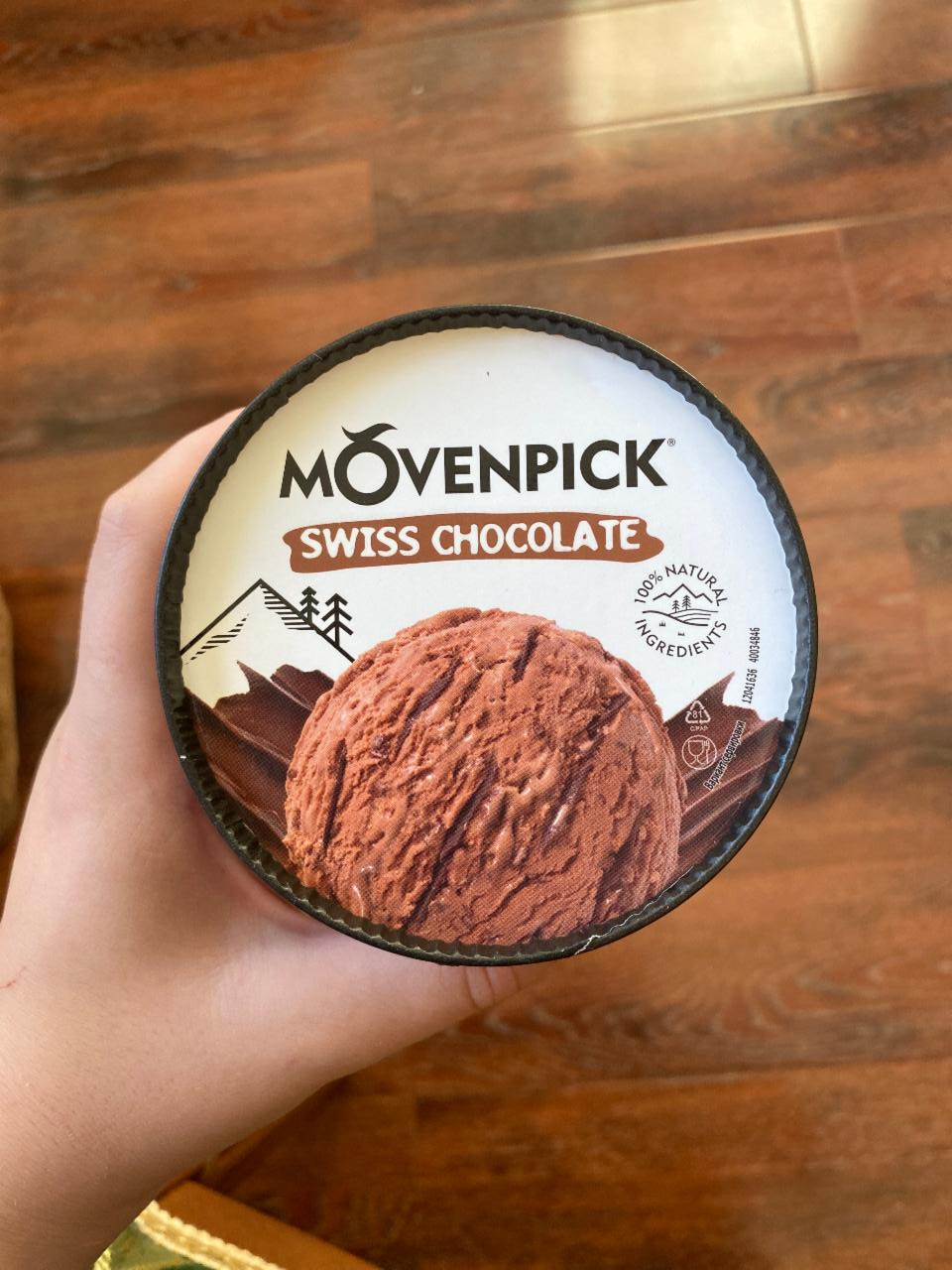 Фото - мороженое швейцарский шоколад Movenpick