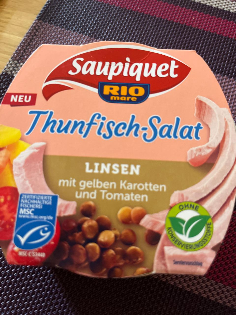 Фото - Салат из тунца и чечевицы Thunfisch Salat Linsen