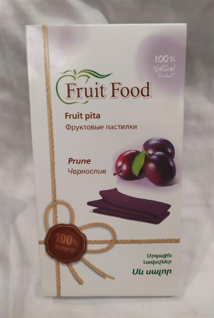 Фото - Фруктовые пастилки чернослив Prune Fruit Food
