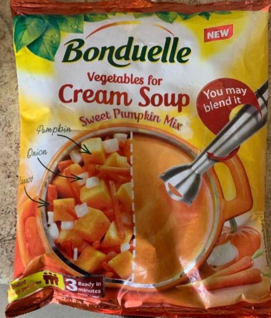 Фото - овощная смесь Крем-суп тыквенный vegetables for cream soup Bonduelle Бондюэль