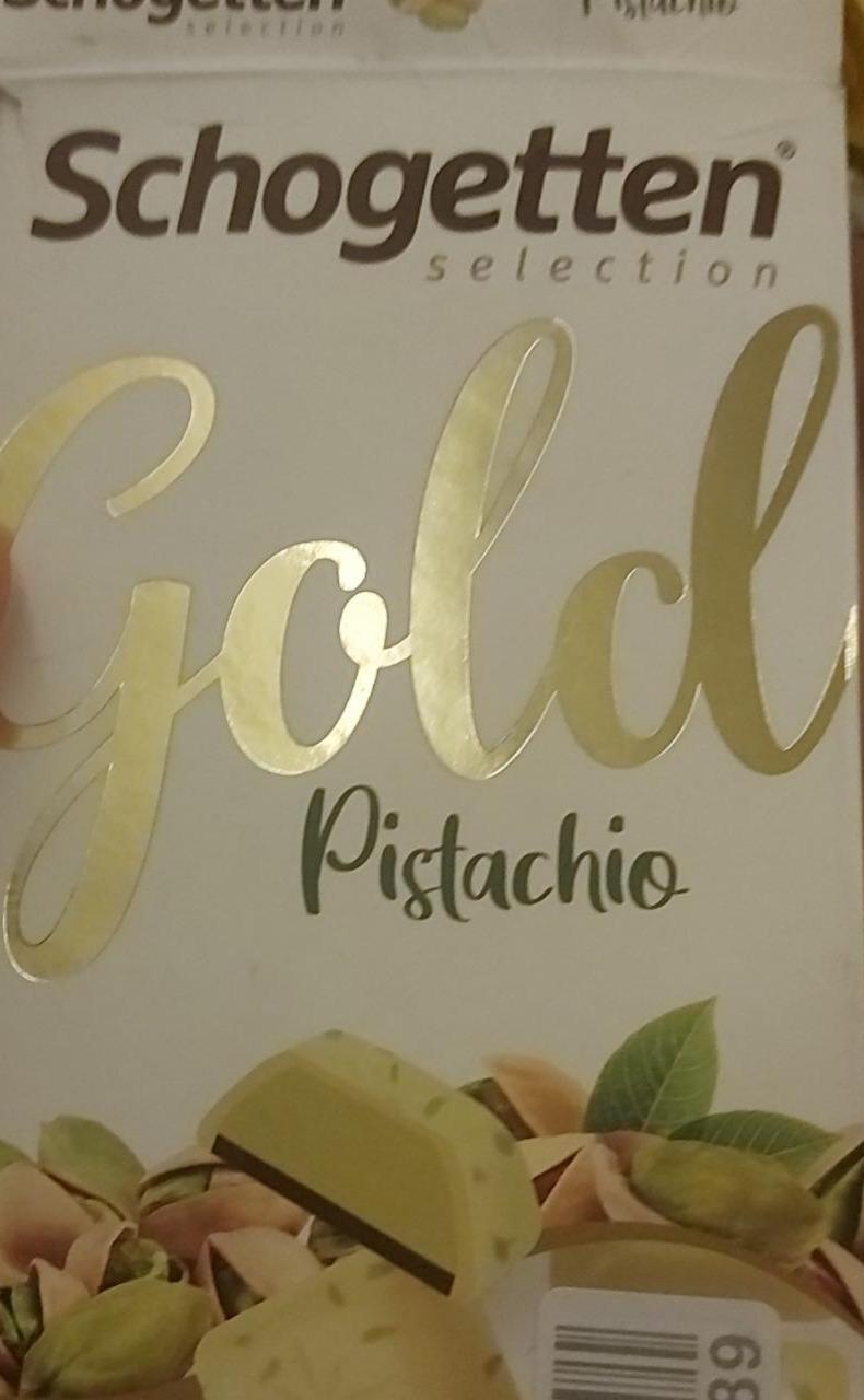Фото - Шоколад белый Gold Pistachio Schogetten