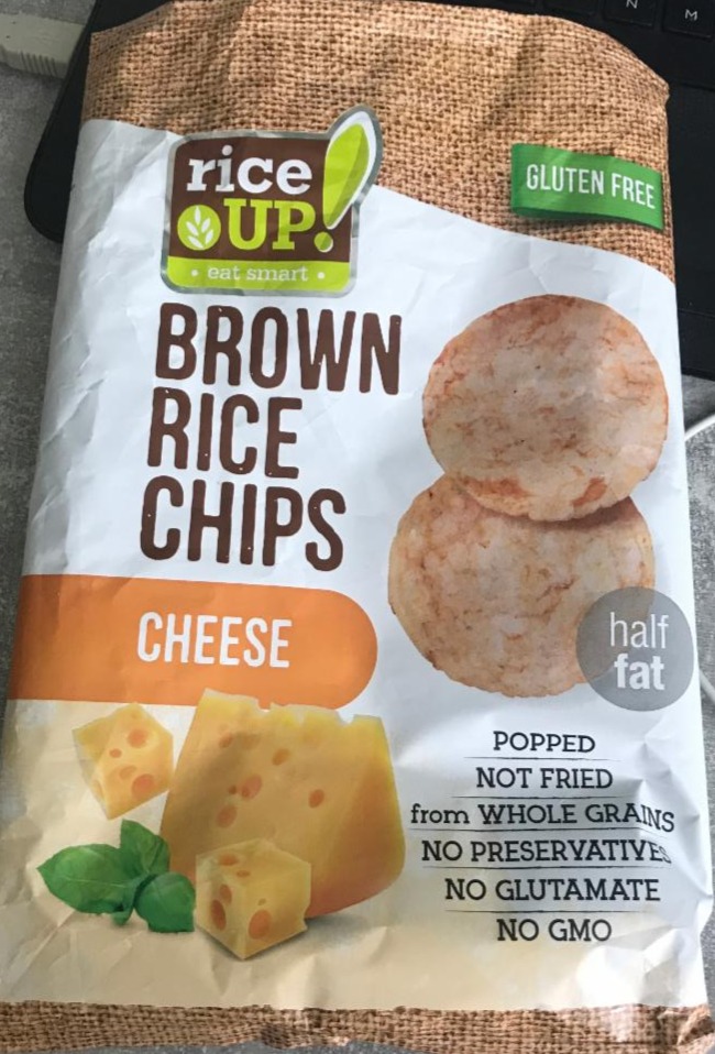 Фото - чипсы из бурого риса с сыром Rice Up