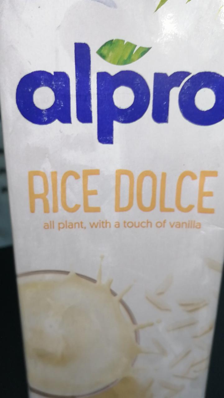 Фото - рисовое молоко с ванилью Alpro