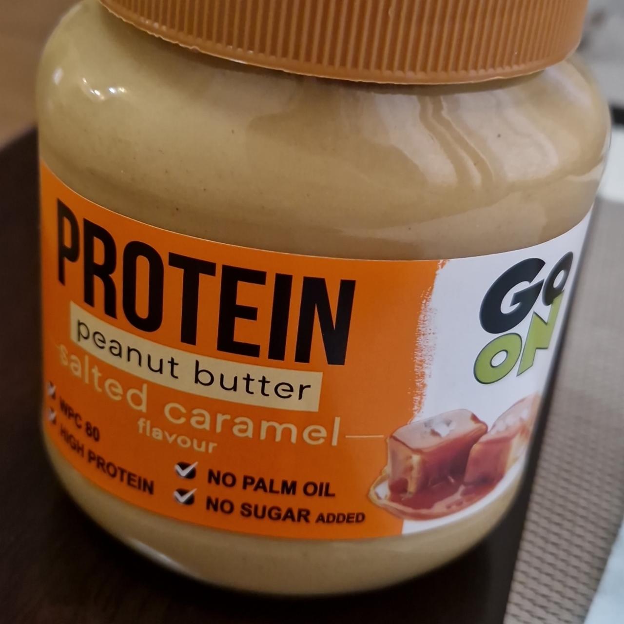 Фото - GO ON protein salted caramel арахисовая паста с соленой карамелью GO ON