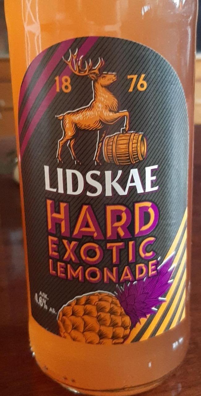 Фото - Пиво светлое Lidskae hard exotic lemonade Лидское пиво
