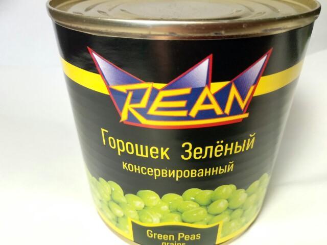 Фото - Горошек зелены Rean консервированный