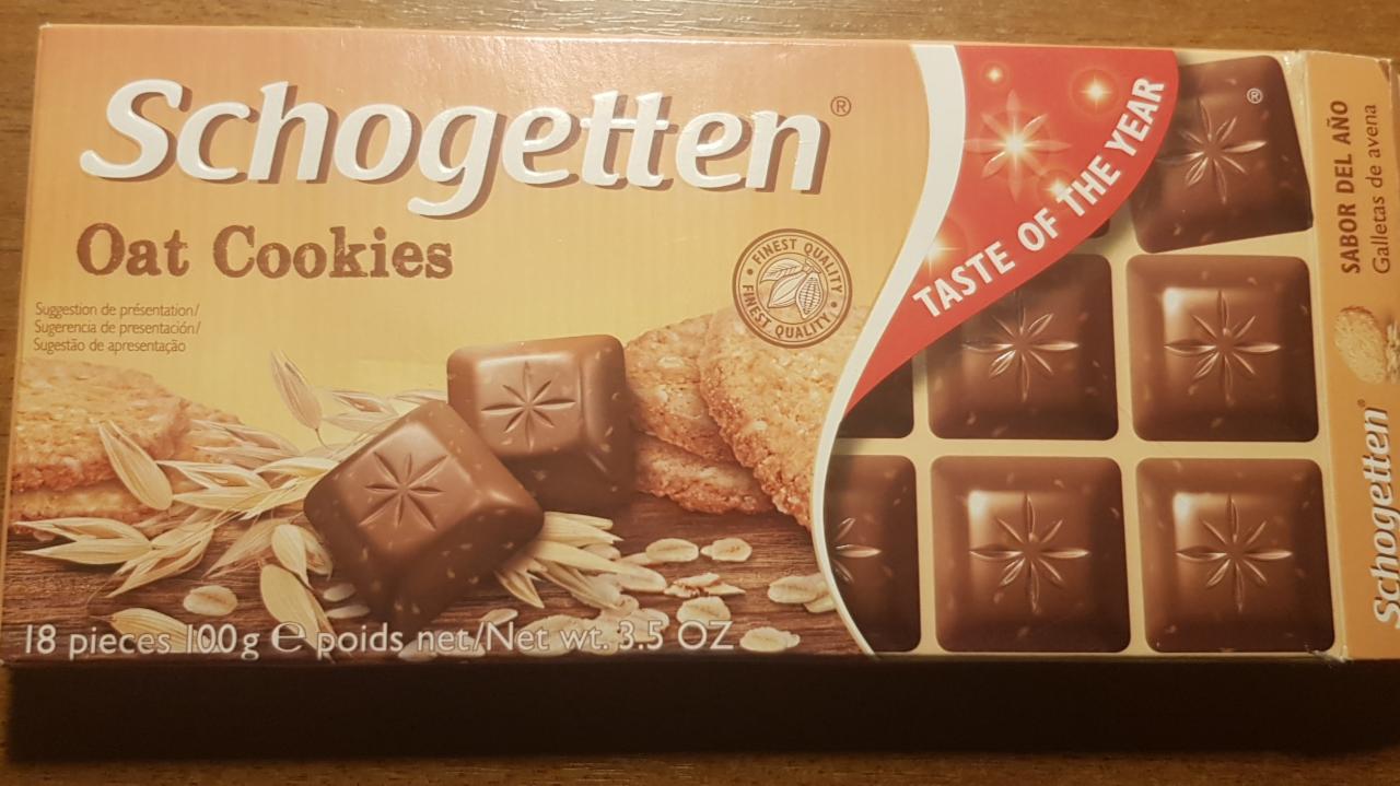Фото - Schogetten шоколад с овсяным печеньем