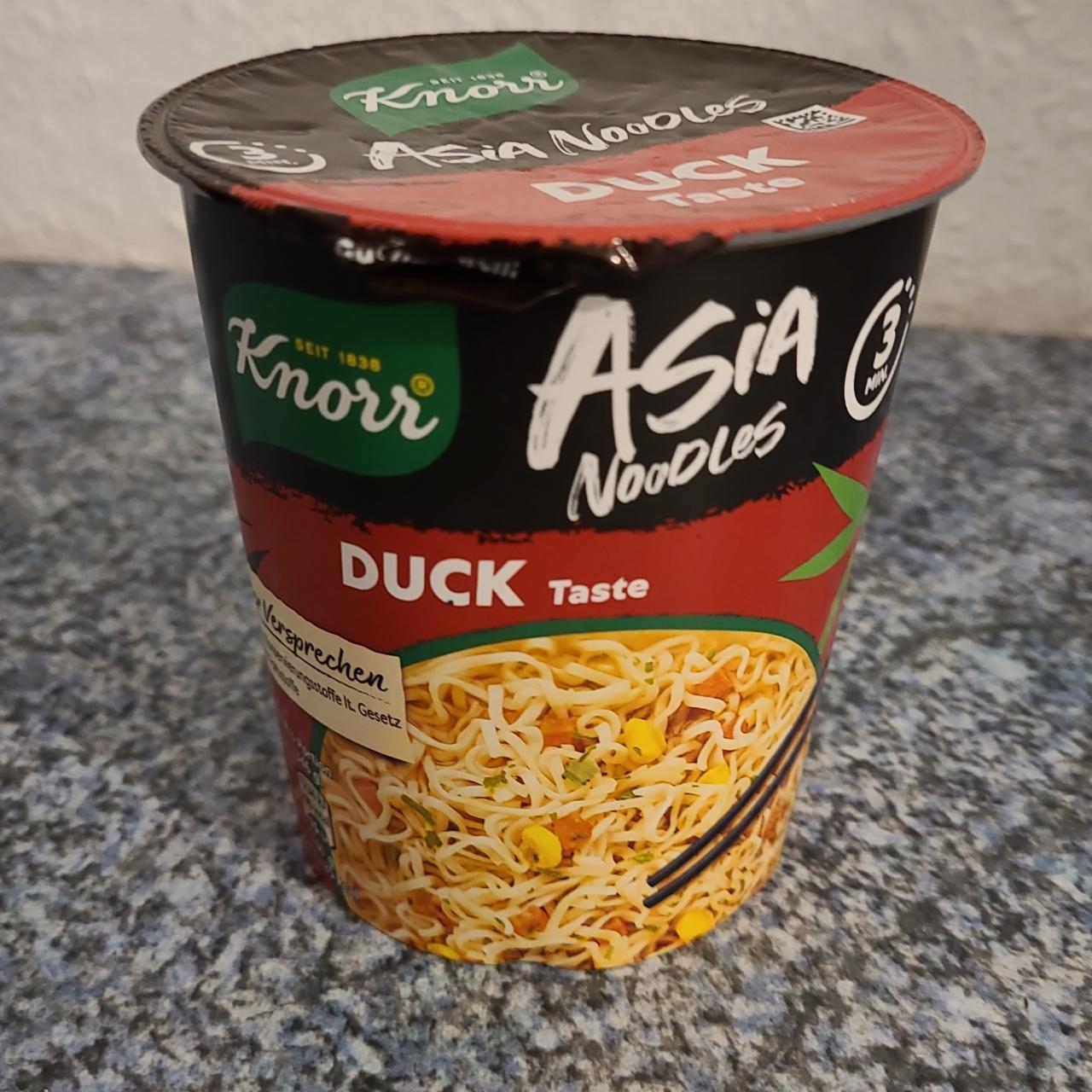 Фото - Лапша быстрого приготовления Duck Taste Asia Noodles Knorr