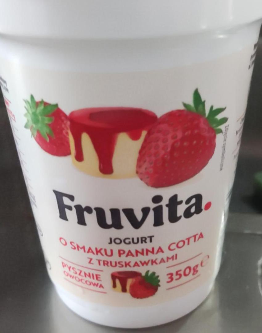 Фото - йогурт клубничная паннакота Fruvita