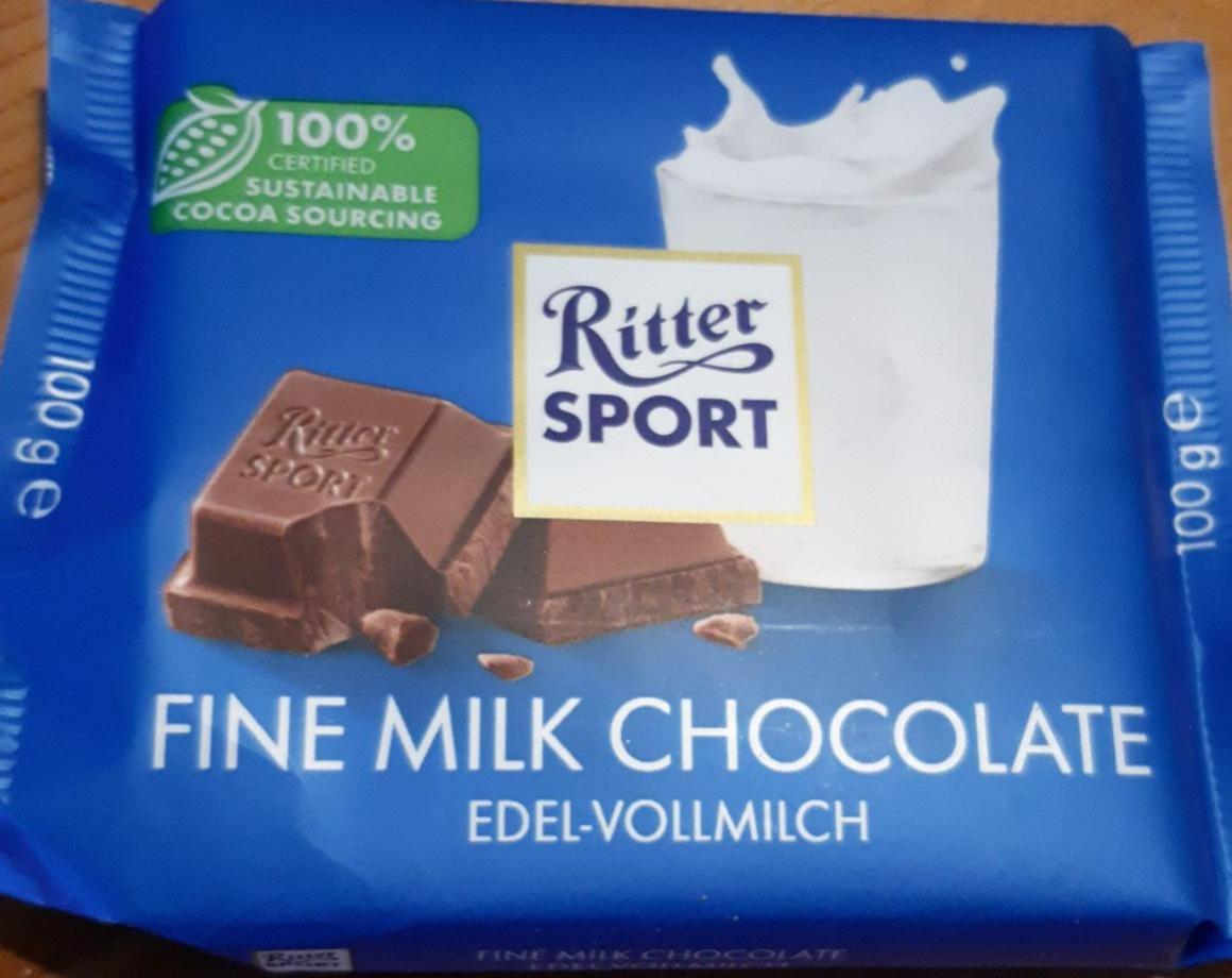 Фото - Шоколад молочный Ritter Sport Edel Vollmich