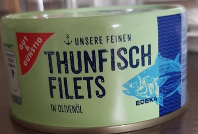 Фото - Филе тунца консервированный Gut & Günstig