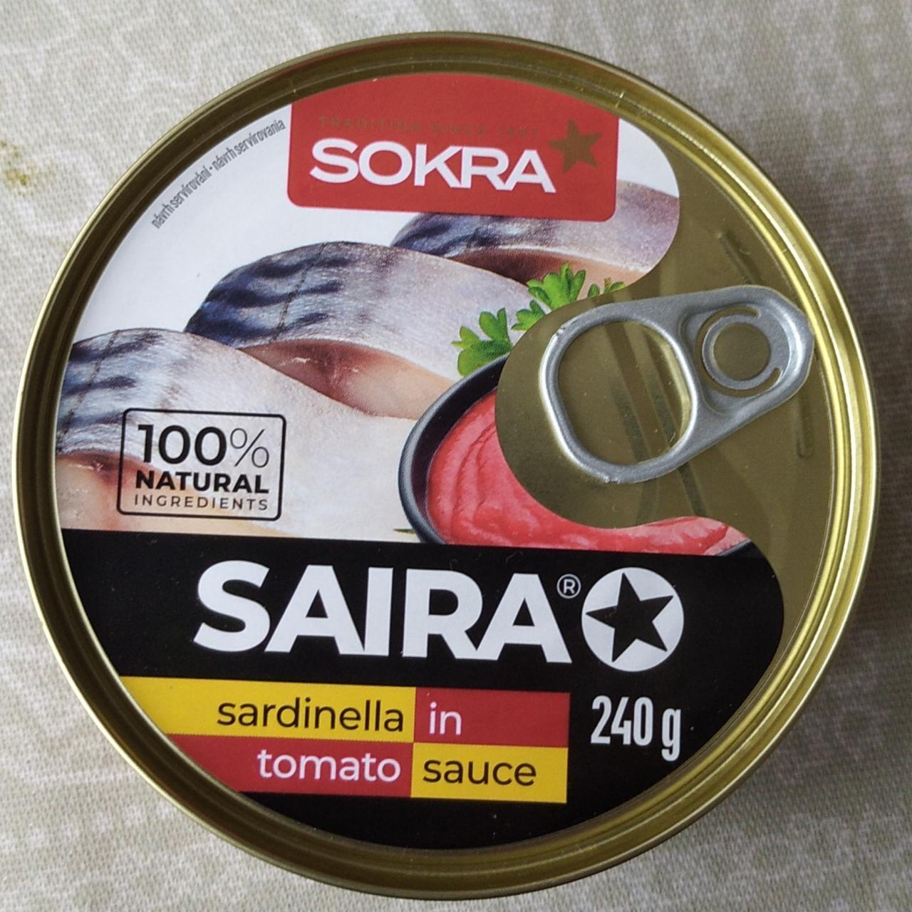 Фото - Saira sardinela v rajčatové omáčce Sokra