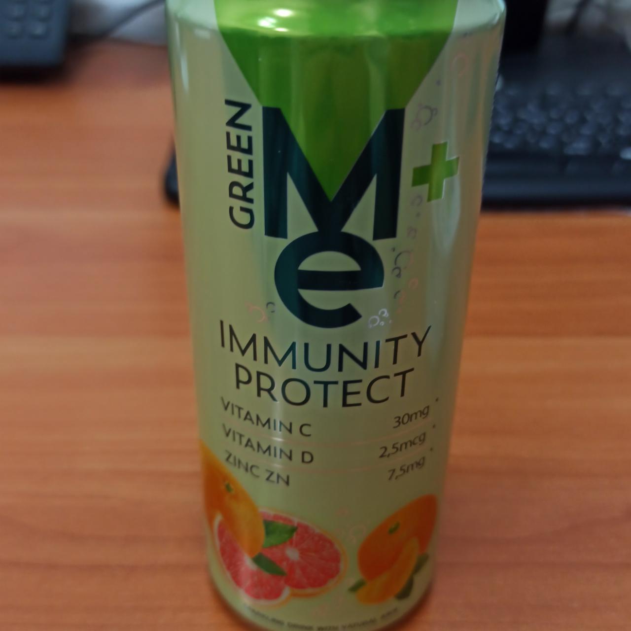 Фото - напиток для защиты иммунитета с апельсином и витамиными Green Me +
