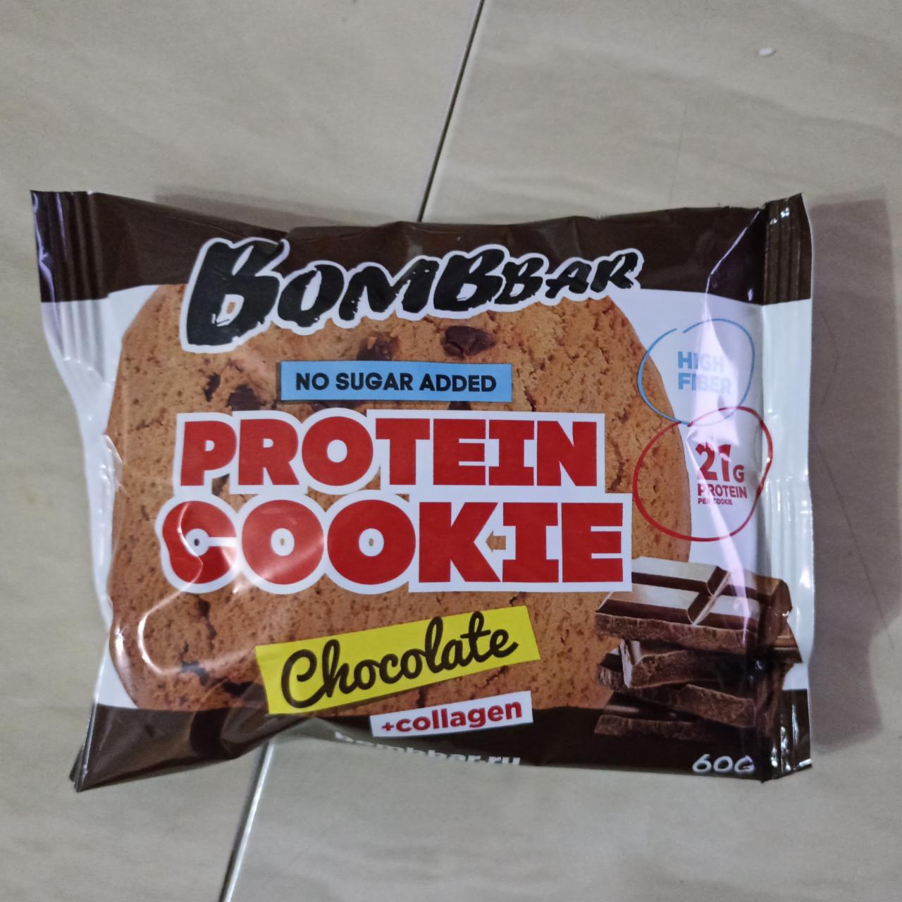 Фото - Печенье protein cookie chocolate Bombbar