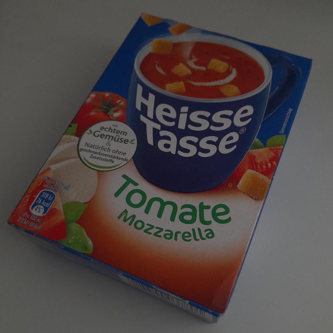 Фото - Суп томатный быстрого приготовления Tomate Mozzarella Heisse Tasse Erasco