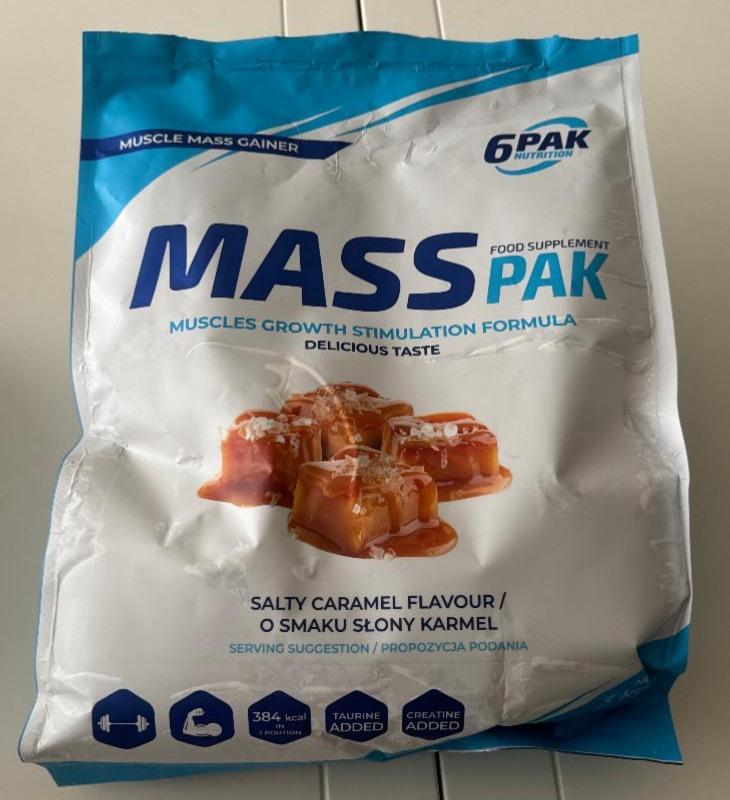 Фото - Białko Mass Pak salty caramel 6PAK Nutrition