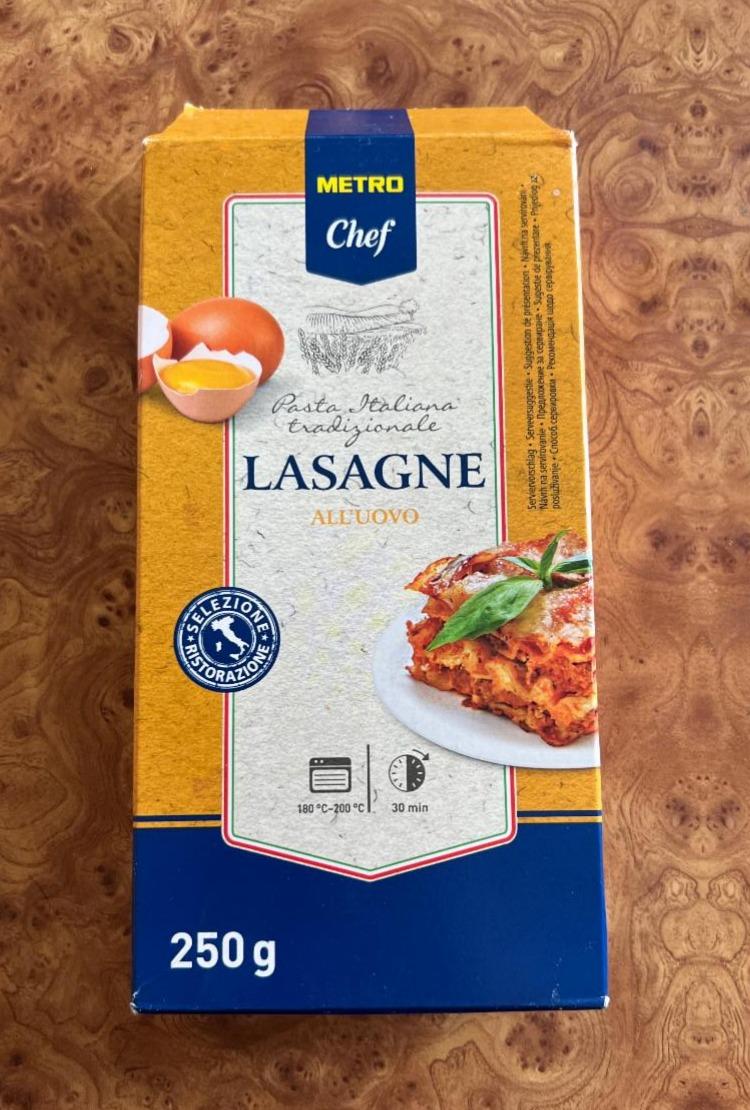 Фото - Паста яичная лазанья Lasagne Pasta All'uovo Metro Chef