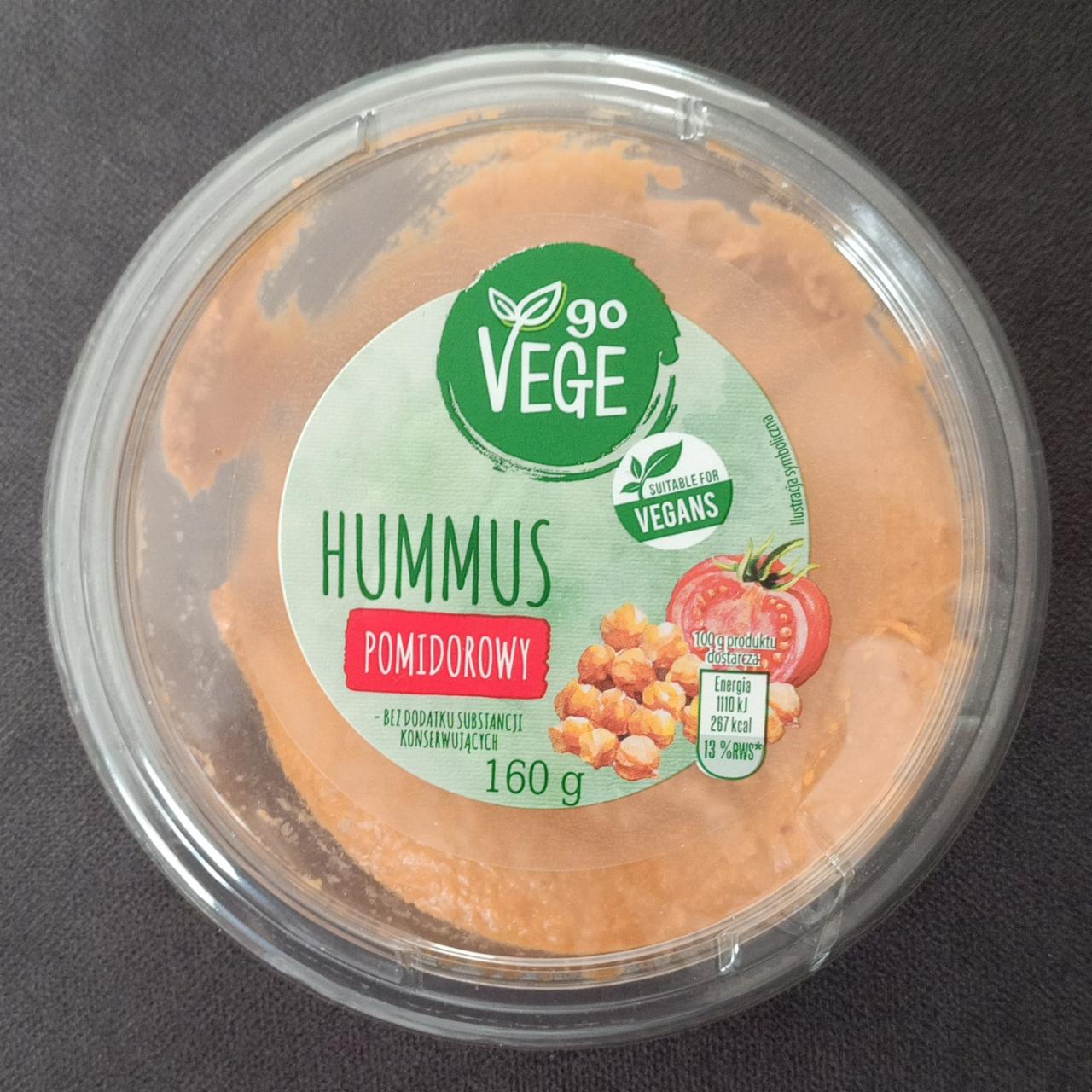 Фото - Хумус с помидорами Go Vege