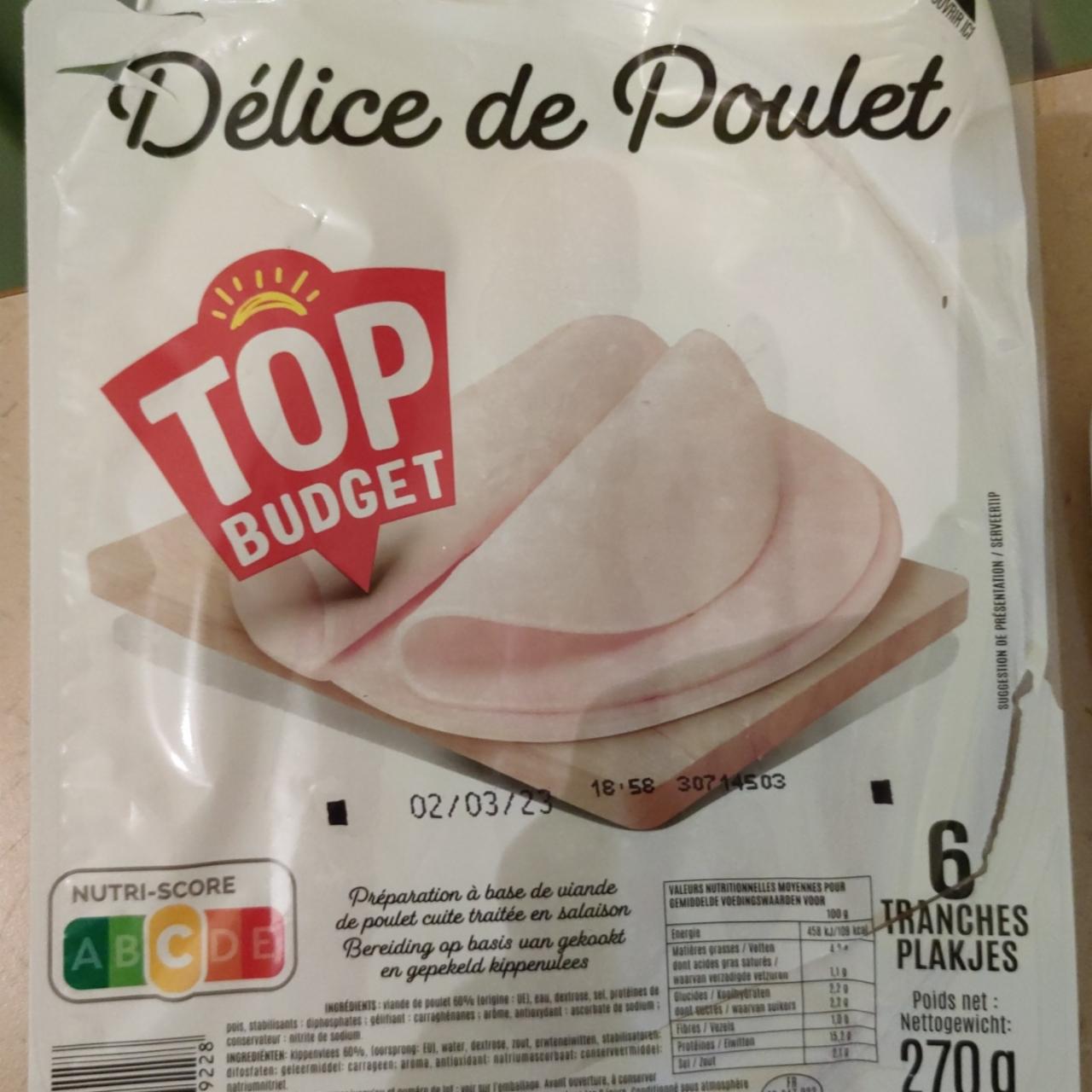 Фото - Куриная нарезка Top Budget Delice de Poulet
