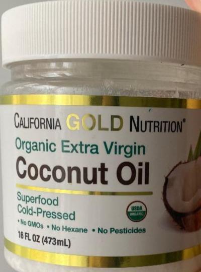 Фото - Кокосовое масло California Gold Nutrition