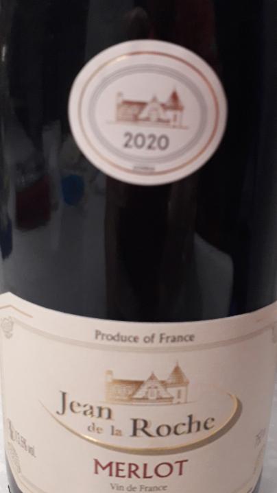 Фото - Вино виноградное сухое красное сортовое Мерло Jean de la Roche