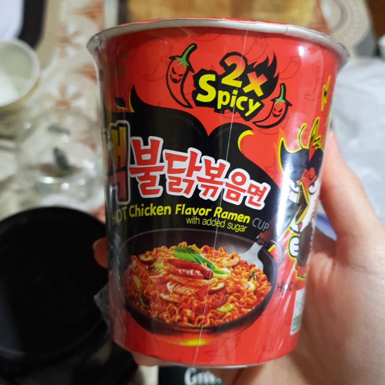 Фото - Hot chicken flavor ramen 2x spicy Cup Samyang