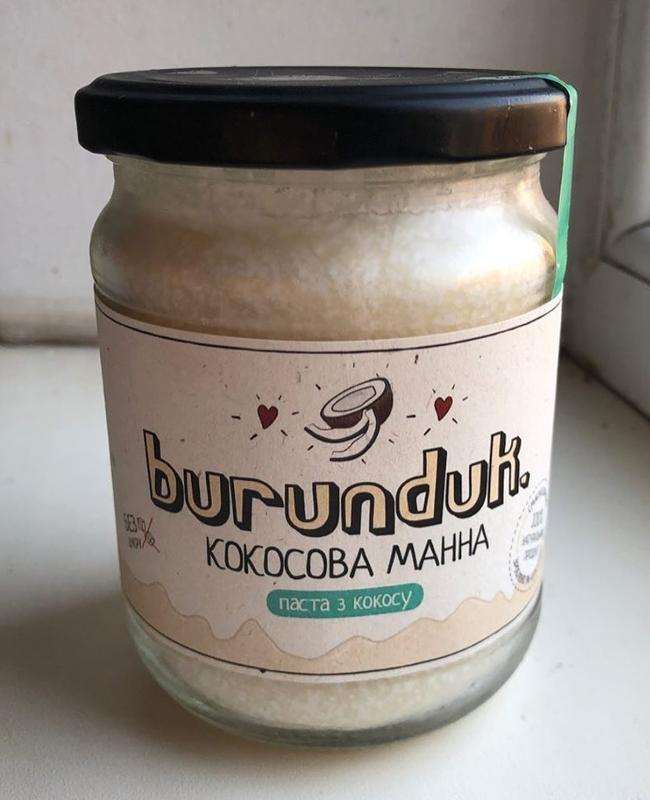 Фото - Паста кокосовая манна Burunduk