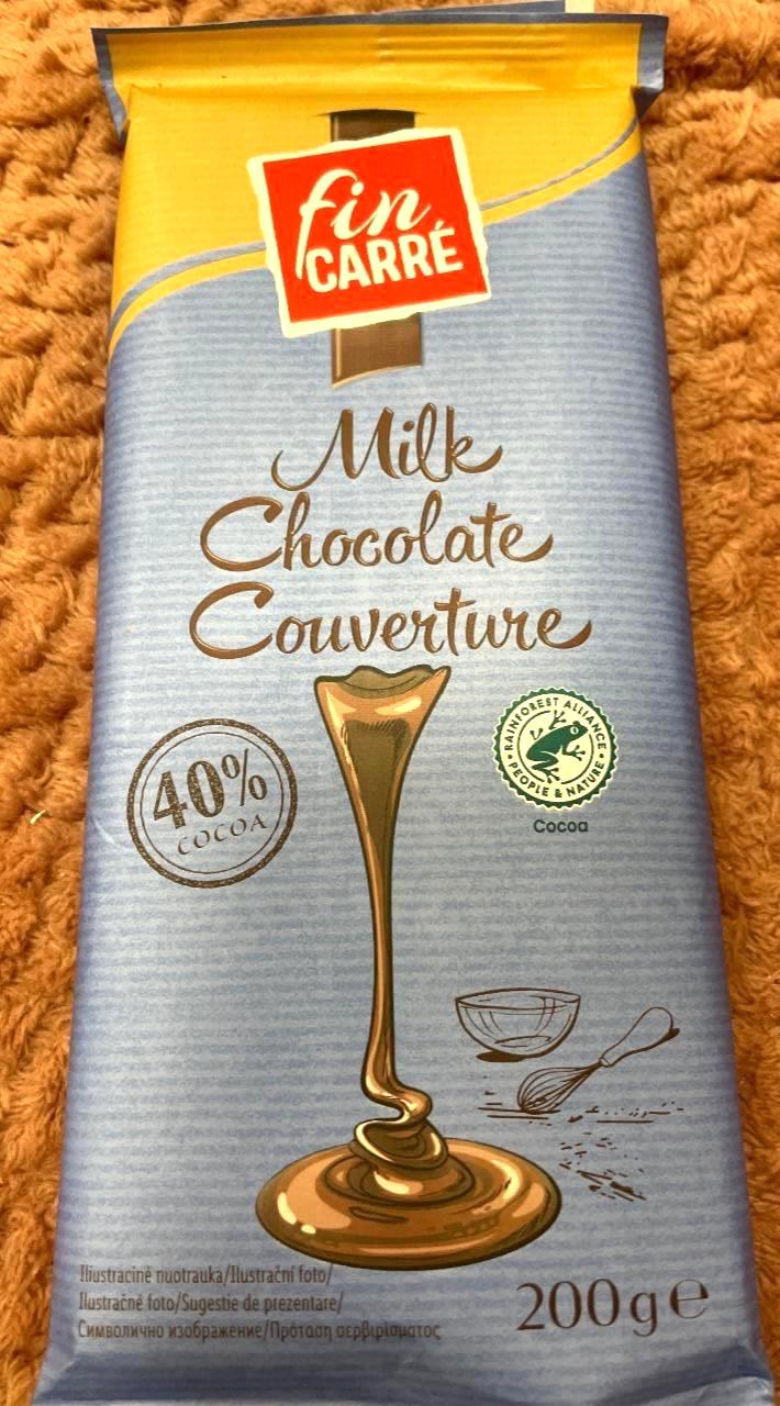 Фото - молочный шоколад для выпечки Fin Carré